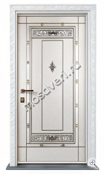Входная дверь в квартиру с узором - купить от производителя Мосдвери Входная дверь в квартиру с узором