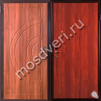 Терморазрывная утеплённая дверь с отделкой ламинатом с двух сторон - купить от производителя Мосдвери Терморазрывная утеплённая дверь с отделкой ламинатом с двух сторон