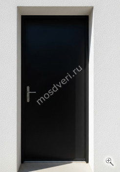 Дверь входная металлическая современная черная - купить от производителя Мосдвери Дверь входная металлическая современная черная